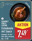 Entenkeule mit Sauce im Angebot bei ALDI Nord in Nordhausen Entenkeule mit Sauce Angebote von GOURMET FINEST CUISINE bei ALDI Nord Nordhausen für 7,49 €