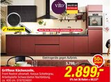 Aktuelles Grifflose Küchenzeile Angebot bei Opti-Megastore in Karlsruhe ab 2.899,00 €