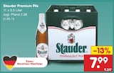 Premium Pils im Angebot bei Netto Marken-Discount in Velbert Premium Pils Angebote von Stauder bei Netto Marken-Discount Velbert für 7,99 €