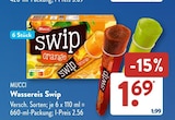 Wassereis Swip Orange im ALDI SÜD Prospekt Wassereis Swip Orange von Mucci im aktuellen ALDI SÜD Prospekt für 1,69 €