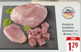 Aktuelles Schweine-Schnitzel oder -Braten Angebot bei E center in Freiburg (Breisgau) ab 1,29 €