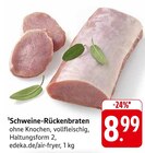Schweine-Rückenbraten bei E center im Groß-Zimmern Prospekt für 8,99 €