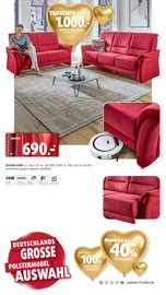 Sofa im Polstermöbel Fischer Prospekt in Fürth Aktueller Polstermöbel Fischer Prospekt mit Sofa, "Spektakuläre Neueröffnung", Seite 7