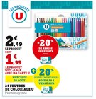 24 feutres de coloriage - U dans le catalogue Hyper U