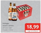 Erdinger Angebote bei Getränkewelt Dünnwald Bergisch Gladbach für 18,99 €