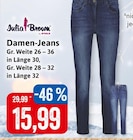 Damen-Jeans Angebote von Julia Brown by Stolz bei Kaufhaus Stolz Rostock für 15,99 €