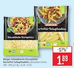 Aktuelle Eier Angebote bei Marktkauf in Reutlingen Aktuelles Schwäbische Eierspätzle Angebot bei Marktkauf in Reutlingen ab 1,89 €