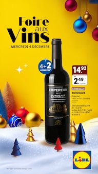 Prospectus Lidl de la semaine "Foire aux Vins" avec 1 pages, valide du 04/12/2024 au 11/12/2024 pour Givors et alentours