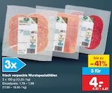 frisch verpackte Wurstspezialitäten im aktuellen Netto Marken-Discount Prospekt