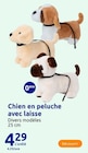 Chien en peluche avec laisse dans le catalogue Action