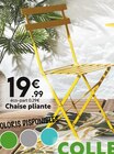 Chaise pliante en promo chez Maxi Bazar Chaise pliante dans le catalogue Maxi Bazar