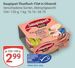 Aktuelles Thunfisch-Filet in Olivenöl Angebot bei GLOBUS in Saarbrücken ab 2,99 €