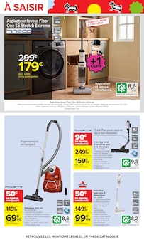 Promotion Aspirateur dans le prospectus Carrefour, valable du 22/09/2026 au 05/10/2026 Promo Aspirateur dans le catalogue Carrefour du moment à la page 76
