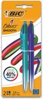 Coffret 2 stylos bille 4 couleurs gradient smooth - BIC dans le catalogue Intermarché