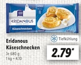 Käseschnecken Angebote von Eridanous bei Lidl Offenburg für 2,79 €