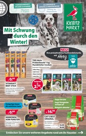 Aktueller Kiebitzmarkt Prospekt mit Hundefutter, "Winterzeit", Seite 5