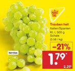 Trauben hell im Angebot bei Netto Marken-Discount in Augsburg Trauben hell Angebote bei Netto Marken-Discount Augsburg für 1,79 €