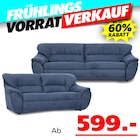 Utah 2,5-Sitzer + 2-Sitzer Sofa von Seats and Sofas im aktuellen Seats and Sofas Prospekt für 599,00 €