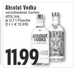 Absolut Vodka im Angebot bei EDEKA in Ahaus Absolut Vodka Angebote von Absolut Vodka bei EDEKA Ahaus für 11,99 €
