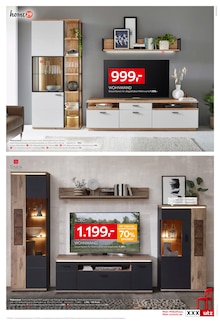 Wohnwand Angebot im XXXLutz Möbelhäuser Prospekt, gültig von 21.07.2025 bis 03.08.2025 Wohnwand Angebot im aktuellen XXXLutz Möbelhäuser Prospekt auf Seite 9