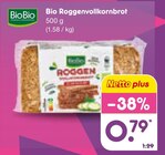 Roggenvollkornbrot von BioBio im aktuellen Netto Marken-Discount Prospekt für 0,79 €