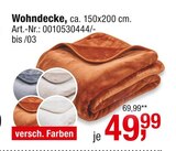 Wohndecke Angebote bei Opti-Wohnwelt Bremen für 49,99 €