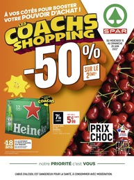 Catalogue Spar à Angers, avec 8 pages Prospectus Spar à Angers, "Les coachs shopping", 8 pages, 15/06/2022 - 26/06/2022