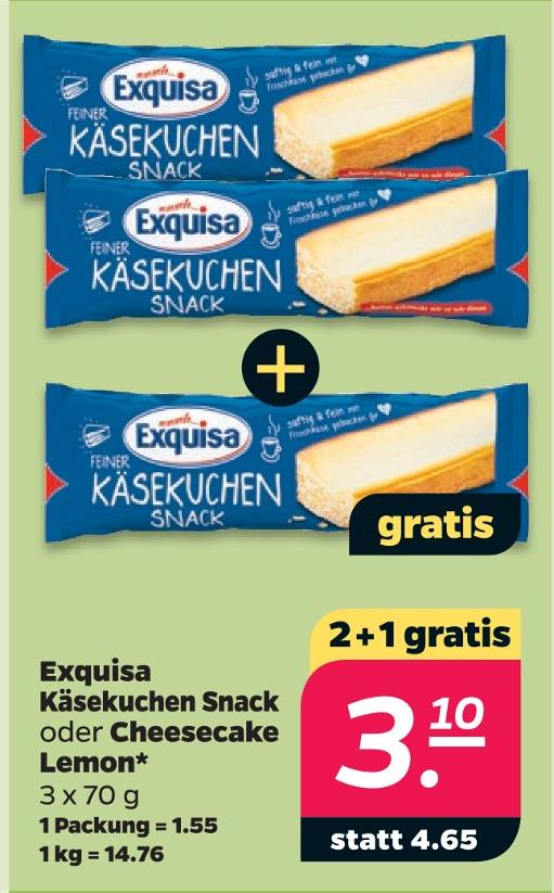 Käsekuchen Snack oder Cheesecake Lemon