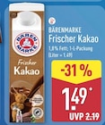 Frischer Kakao von Bärenmarke für 1,49 € bei ALDI Nord im Angebot Frischer Kakao von Bärenmarke im aktuellen ALDI Nord Prospekt