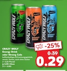 Aktuelles Energy Drink oder Strong Cola Angebot bei Kaufland in Mannheim ab 0,29 €