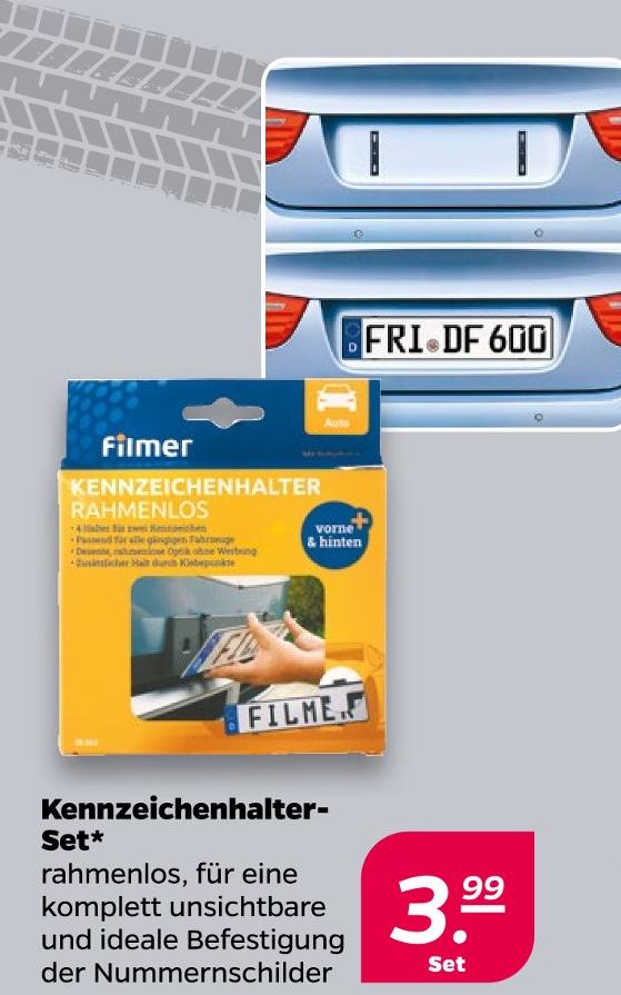 Kennzeichenhalter-Set