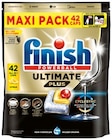 Geschirrreiniger Ultimate Plus oder Geschirrreiniger Tabs Ultimate Angebote von Finish bei REWE Suhl für 7,99 €