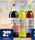 Glühwein rot Angebote von Prinz bei Getränkewelt Mülheim für 2,99 €