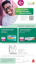 mea - meine apotheke Prospekt für Willich mit 4 Seiten mea - meine apotheke Prospekt für Willich: "Unsere Juni-Angebote", 4 Seiten, 01.06.2026 - 30.06.2026