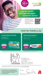 mea - meine apotheke Apotheken Prospekt der aktuellen Woche mit 4 Seiten, gültig von 01.06.2026 bis 30.06.2026, in Korschenbroich und Umgebung Aktueller mea - meine apotheke Apotheken Prospekt in Korschenbroich und Umgebung, "Unsere Juni-Angebote" mit 4 Seiten, 01.06.2026 - 30.06.2026