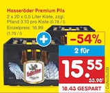 Netto Marken-Discount Nittenau - Premium Pils Angebot im Prospekt Premium Pils bei Netto Marken-Discount im Nittenau Prospekt für 15,55 €