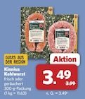 combi Bersenbrück - Kinnius Kohlwurst frisch Angebot im Prospekt Kinnius Kohlwurst frisch bei combi im Bersenbrück Prospekt für 3,49 €