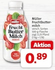 Fruchtbuttermilch im Angebot bei Markant Nordwest in Bad Salzuflen Fruchtbuttermilch Angebote von Müller bei Markant Nordwest Bad Salzuflen für 0,89 €