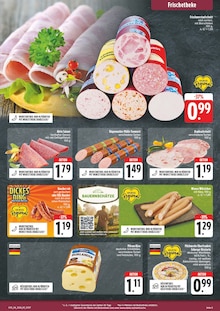 Wurst im EDEKA Prospekt "Wir lieben Lebensmittel!" mit 8 Seiten (Jena)