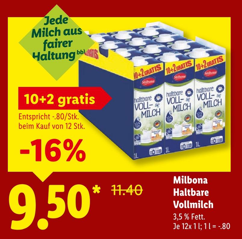 Haltbare Vollmilch