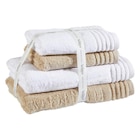 FROTTIERSET SET VIENNA STYLE Braun, Weiß 4-teilig von Vossen im aktuellen XXXLutz Möbelhäuser Prospekt für 59,99 €