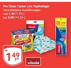 Pro Clean Tücher Angebote von Vileda bei GLOBUS Halle für 1,49 €