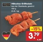 Aktuelle Grill Angebote bei Netto Marken-Discount in Düsseldorf Aktuelles Hähnchen-Grillfackeln Angebot bei Netto Marken-Discount in Düsseldorf ab 3,79 €