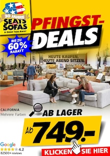 Relaxsessel im Seats and Sofas Prospekt "PFINGST DEALS" mit 1 Seiten (München)