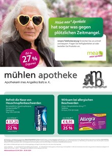 Arzneimittel im mea - meine apotheke Prospekt "Unsere April-Angebote" mit 4 Seiten (Göttingen)