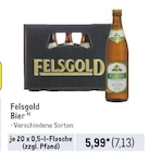 Bier von Felsgold im aktuellen Metro Prospekt für 7,13 €