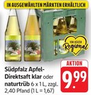 Südpfalz Apfel-Direktsaft klar Angebote bei EDEKA Pirmasens für 9,99 €