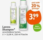 Shampoo im Angebot bei tegut in Mainz Shampoo Angebote von Lavera bei tegut Mainz für 3,99 €