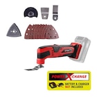 EINHELL Akku-Multifunktionswerkzeug »TC-MG 18 Li-Solo«, Power X-Change, 18 V, 20.000 min-1, inkl. Zubehör - rot im Hagebaumarkt Prospekt EINHELL Akku-Multifunktionswerkzeug »TC-MG 18 Li-Solo«, Power X-Change, 18 V, 20.000 min-1, inkl. Zubehör - rot von EINHELL im aktuellen Hagebaumarkt Prospekt für 47,99 €