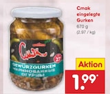 eingelegte Gurken von Cmak im aktuellen Netto Marken-Discount Prospekt für 1,99 €